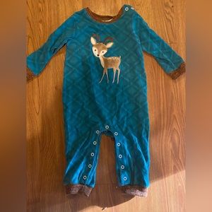 Size 12 months Ricrac & Ruffles boys romper